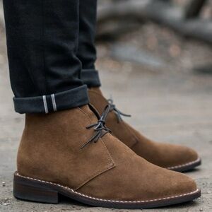Thursday Boots co. Scout chukka boots in‎ Cognac Suede leather Men’s 11 Like NEW
